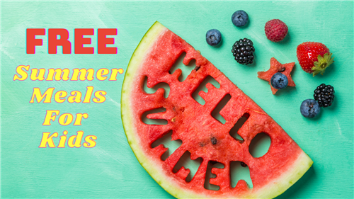 free summer meals for kids
